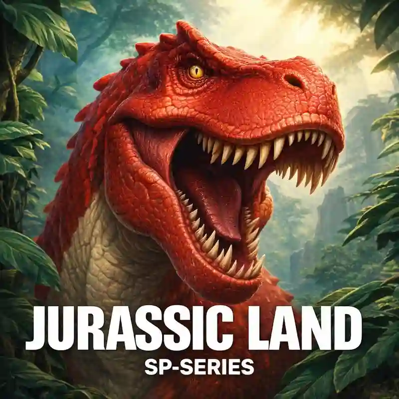 Jurassic Land online casino slot game interface