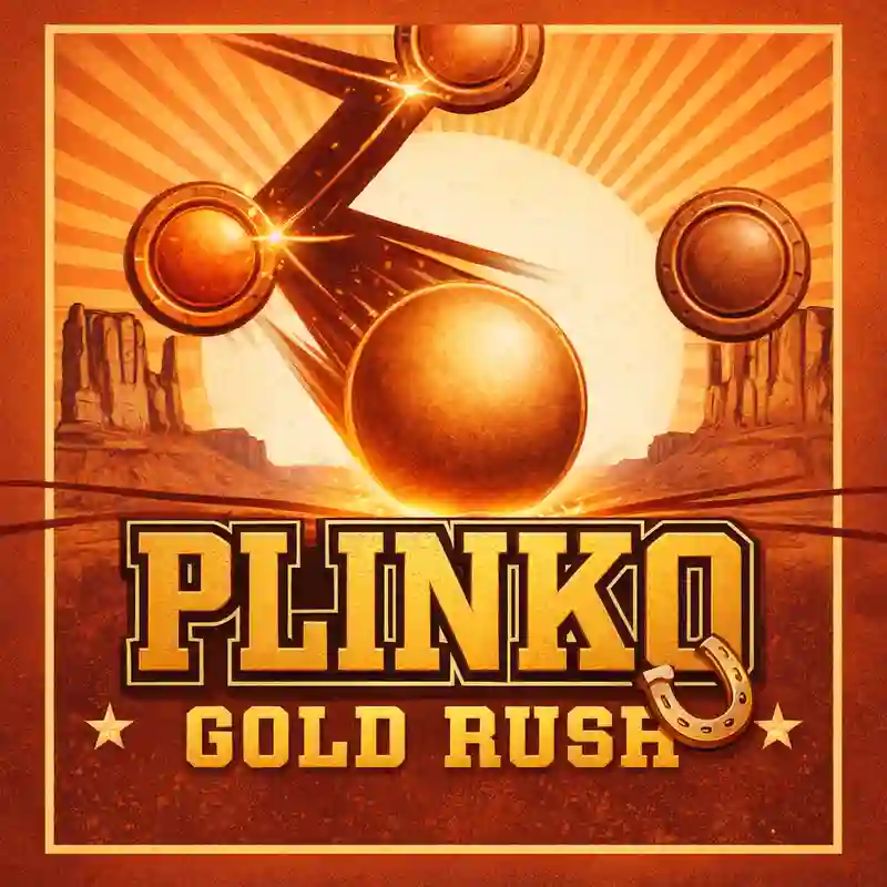 Plinko Gold Rush casino game interface